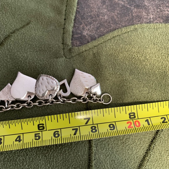 Multi heart Bracelet 925 - Picture 2 of 3